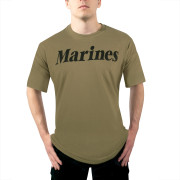Rothco Physical Training T-Shirt "MARINES" AR 670-1 Coyote Brown 60600