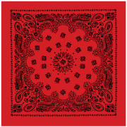 Rothco Trainmen Bandana Red/Black Print  (56 x 56 см) 4057