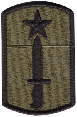Нашивка 205-я Пехотная Бригада «Звезда севера» Армии США 205th Infantry Brigade Patch 72140, фото