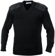 Rothco GI Style Acrylic V-Neck Sweater Black 6345