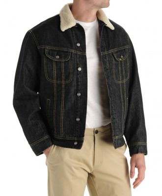 Куртка джинсовая с мехом Lee Mens Sherpa Lined Denim Jacket  Clash 2202122, фото