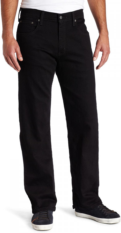 Мужские черные джинсы Levi's 569 Loose Straight-Leg Jean Black 005690125
