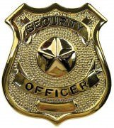 Rothco Security Officer Badge Gold 1905