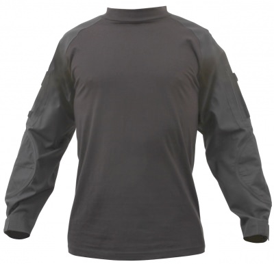 Рубашка под бронежилет Rothco Military FR NYCO Combat Shirt Black 90010, фото