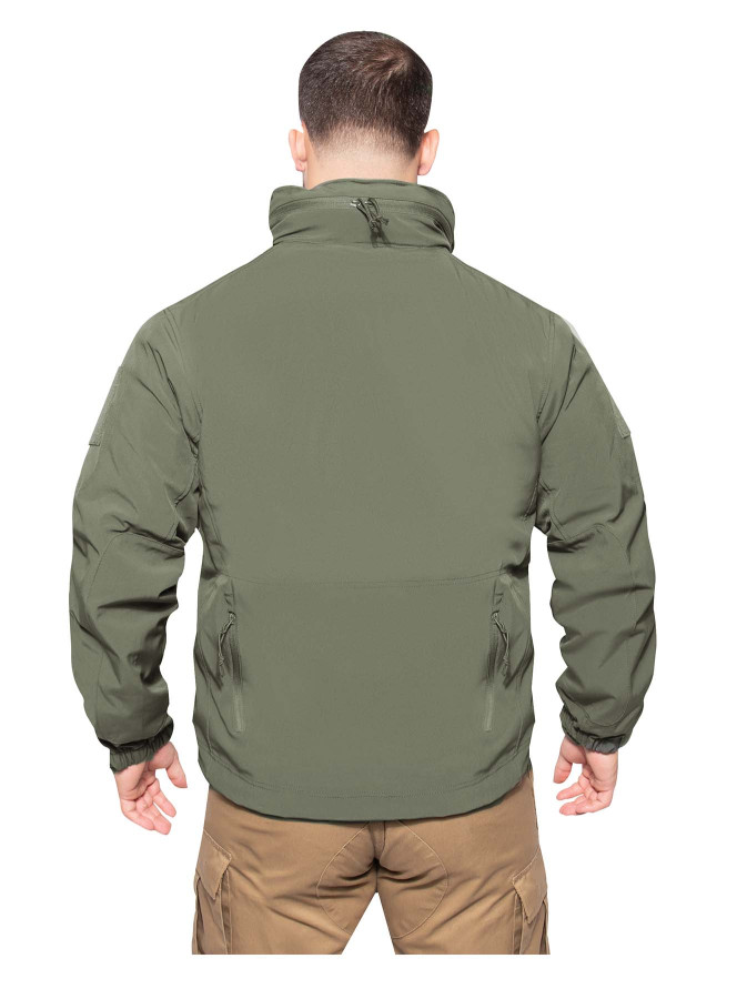 Многосезонная оливковая софтшеловая тактическая куртка Rothco 3-in