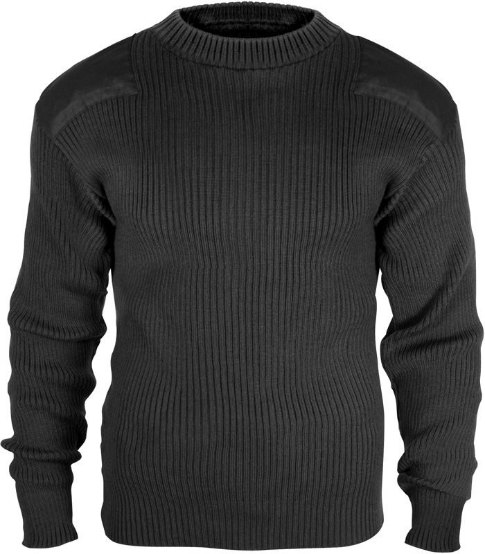 Rothco Government Type Wool Commando Sweater Black 6349