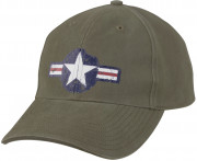Rothco Vintage Air Corps Logo Low Profile Cap Olive Drab 9714