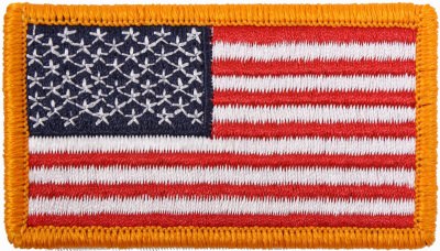 Нашивка полноцветная с велкро флаг США Rothco U.S. Flag Velcro Patch Full Color / Forward 17775, фото
