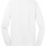 Белая хлопковая футболка с длинным рукавом Port & Company Long Sleeve Core Cotton Tee White PC54LSW - Белая хлопковая футболка с длинным рукавом Port & Company Long Sleeve Core Cotton Tee White PC54LSW