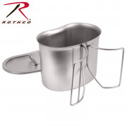 Rothco Stainless Steel Canteen Cup and Cover Set 8512