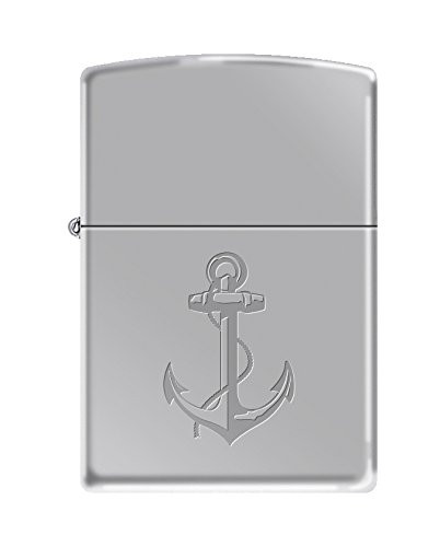 Зажигалка Zippo (Зиппо) бензиновая с логотипом якоря Zippo US Navy