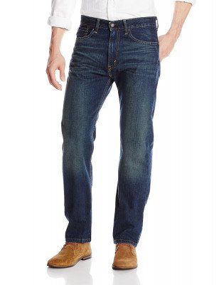 Мужские джинсы Levi's Men's 505 Regular Fit Jean Springstein 005051155, фото
