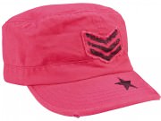 Rothco Women's Adjustable Vintage Fatigue Cap / Stripes & Stars / Pink - 1159