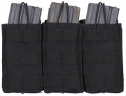 Rothco M16/M4 MOLLE Open Top Triple Mag Pouch Black 41005