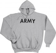 Rothco Pullover Sweatshirt  Grey w/ ARMY 9189
