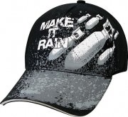 Бейсболка Rothco Deluxe Baseball Cap - Black (MAKE IT RAIN) - 9783