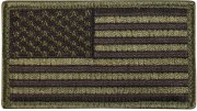 Rothco U.S. Flag Velcro Patch Olive Drab / Forward 17783