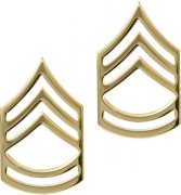 Rothco Sergeant First Class Polished Insignia Pin Gold (2 шт) 1645