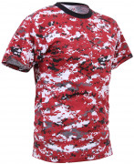 Rothco T-Shirt  Red Digital Camo 5434