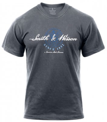 Футболка Smith & Wesson T-Shirt - Grey / American Made # 3711 , фото