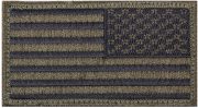 Rothco U.S. Flag Velcro Patch Olive Drab / Reverse 17786