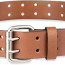 Ремень кожаный песочный Dickies Men's Double Prong Leather Work Belt Tan 1DI0227-TAN - Ремень кожаный песочный Dickies Men's Double Prong Leather Work Belt Tan 1DI0227-TAN