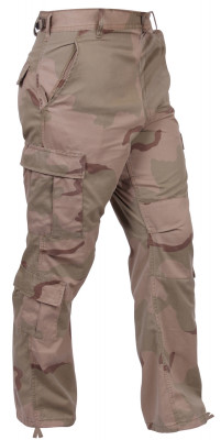 Брюки тактические трехцветный пустынный камуфляж Rothco Camo Tactical BDU Pant Tri-Color Desert Camo 8965, фото
