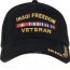 Бейсболка Rothco Deluxe Baseball Cap - Black (Iraqi Freedom Veteran Ribbons) - 9338 - 9338_thu.jpg