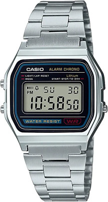 Наручные электронные часы Casio Digital Watch A158WA-1DF, фото