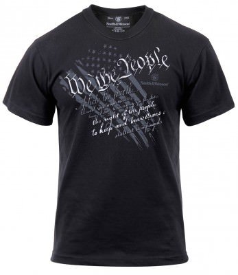 Футболка Smith & Wesson T-Shirt - Black / We The People 3707, фото