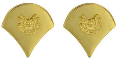 Золотые петлицы специалиста Армии США Rothco Spec-4 Polished Insignia (2 шт) 1648, фото