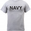 Тренировочная футболка ВМФ США серая лицензионная Rothco Physical Training T-Shirt "Navy" Grey 60010 - Тренировочная футболка ВМФ США серая лицензионная Rothco Physical Training T-Shirt "Navy" Grey 60010