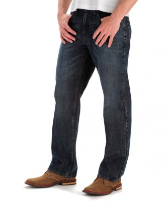 Мужские джинсы Ли (Lee) просторного кроя с прямой штаниной Lee Premium Select Relaxed Straight Leg Jean Calypso, фото