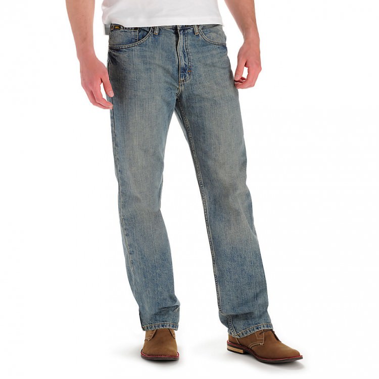 Lee Men's Premium Select Relaxed-Fit Straight-Leg Jean, Calypso