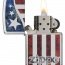 Зажигалка c американском флагом Zippo American Flag Lighters High Polish Chrome Fusion - Зажигалка Zippo American Flag Lighters High Polish Chrome Fusion