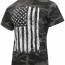 Футболка черный камуфляж с белым флагом США Rothco Camo US Flag T-Shirt Black Camo 10546 - Футболка черный камуфляж с белым флагом США Rothco Camo US Flag T-Shirt Black Camo 10546