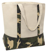 Rothco Canvas Large Tote Bag Camo/Natural 2426