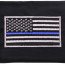 Rothco Thin Blue Line Flag Nylon Commando Wallet 10649 - Кошелек Rothco Thin Blue Line Flag Nylon Commando Wallet 10649