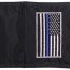 Rothco Thin Blue Line Flag Nylon Commando Wallet 10649 - Кошелек Rothco Thin Blue Line Flag Nylon Commando Wallet 10649
