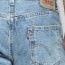 Голубые классические, предварительно стиранные, оригинальные мужские джинсы Levis (Левис) 501 Original Fit Jean Light Stonewash - Джинсы мужские Levi's 501 Original Fit Jean Light Stonewash 005010134