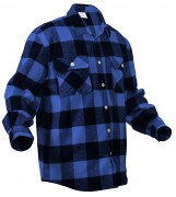 Rothco Buffalo Plaid Flannel Shirt Blue 4739
