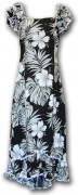 Pacific Legend Long Muumuu Dress - 334-3589 Black