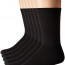 Американские черные высокие носки Hanes FreshIQ X-Temp Comfort Cool Crew Socks Black 6 pcs - Американские черные носки Hanes Mens FreshIQ Cushion Crew Socks Black 6 pcs