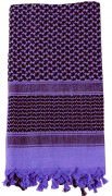 Rothco Shemagh Tactical Desert Scarf Purple / Black - 8537