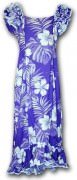 Pacific Legend Long Muumuu Dress - 334-3589 Purple
