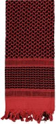 Rothco Shemagh Tactical Desert Scarf Red / Black - 8537