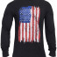 Черная футболка с длинным рукавом и флагом США Rothco US Flag Long Sleeve T-Shirt Black 10321 - Черная футболка с длинным рукавом и флагом США Rothco US Flag Long Sleeve T-Shirt Black 10321