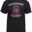 Black Ink Distressed 82nd Airborne T-shirt Distressed 82nd Airborne "All American" 80348 - Мужская футболка Black Ink Distressed 82nd Airborne T-shirt Distressed 82nd Airborne "All American" - 80348