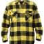 Желтая фланелевая рубашка буффало Rothco Buffalo Plaid Flannel Shirt Yellow / Black - 4649 - Желтая фланелевая рубашка буффало Rothco Buffalo Plaid Flannel Shirt Yellow / Black - 4649