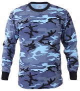 Rothco Long Sleeve T-Shirt Sky Blue Camo 67770